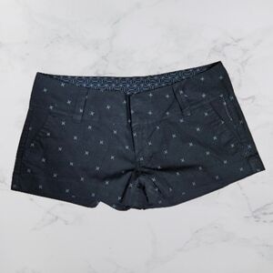 Hurley girls junior size 3 black pattern short